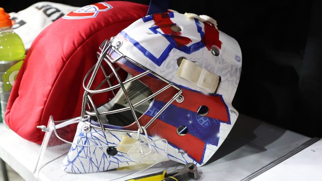 Montreal Canadiens goalie mask