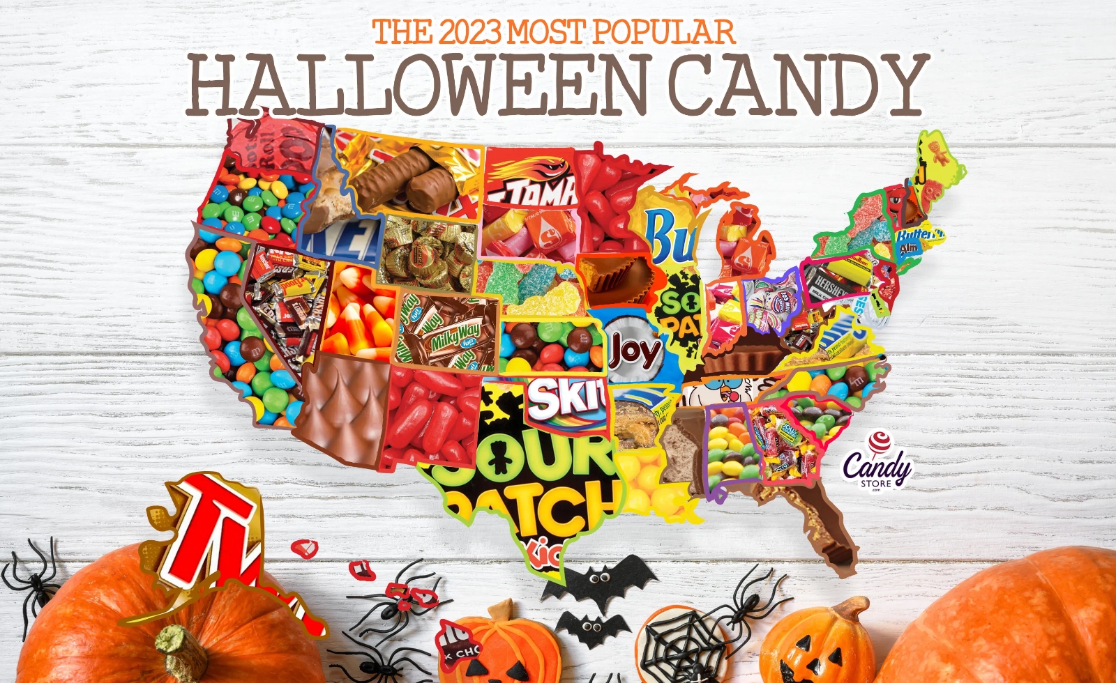 most popular Halloween candy in all 50 states in 2023