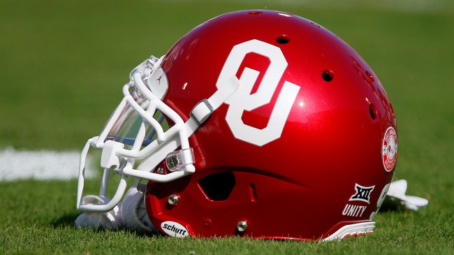 Oklahoma Sooners football helmet