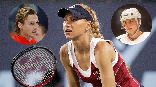 Sergei Fedorov, Anna Kournikova and Pavel Bure