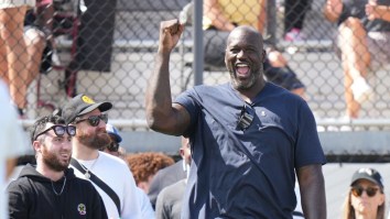 Shaq Turns UCF Football Into Giant Mosh Pit, Goes Crazy On Sidelines During Lit Return To Orlando