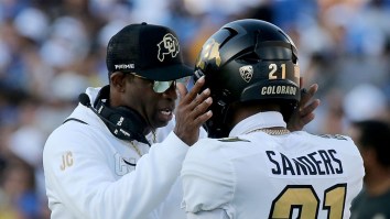 Deion Sanders Shared Powerful Father/Son Moment With Shilo After Controversial Ejection