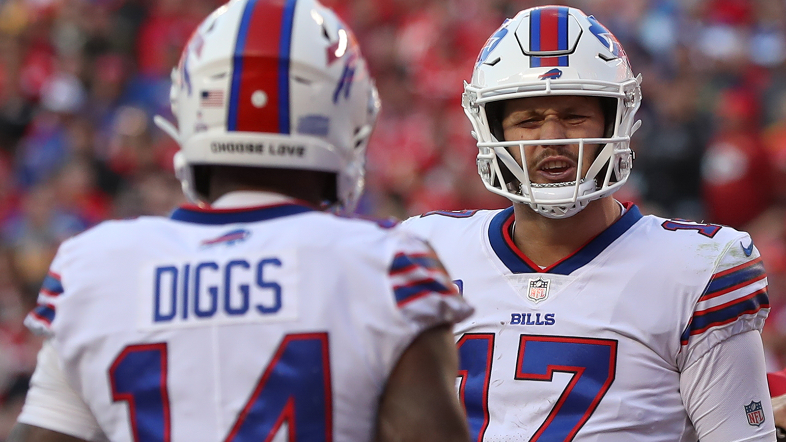 Josh Allen addresses Stefon Diggs' sideline outburst