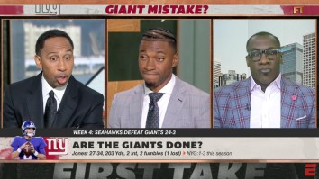 Stephen A. Smith Puts Daniel Jones And The NY Giants In A Body Bag On ‘First Take’