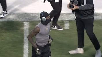 Absurd Amount Of Cameras Film Travis Hunter Jr. Make Casual One-Hand Snag In Return From Lacerated Liver
