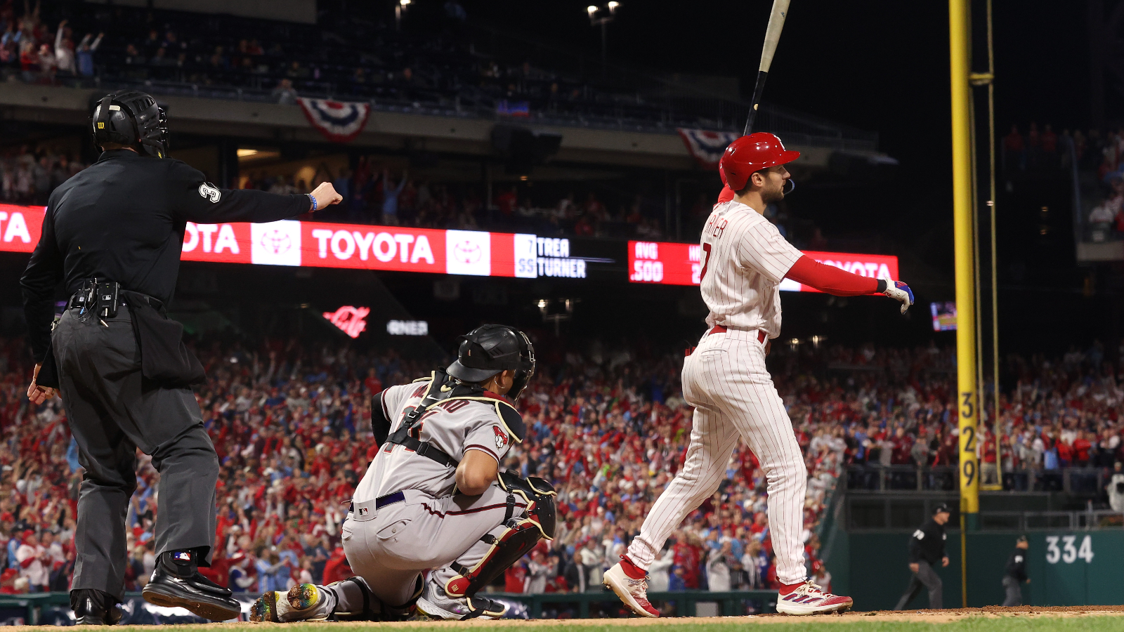 Phillies Home Crowd Erupts After First-Inning HR By Trea Turner Off Merrill  Kelly