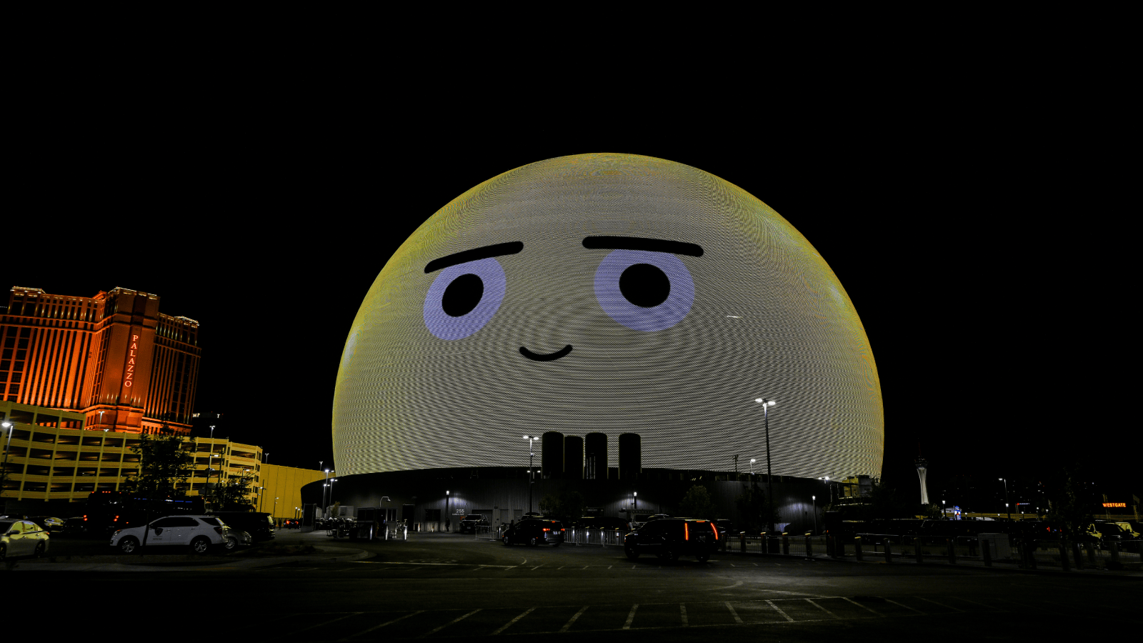 The Las Vegas Sphere Trolls Players At Nearby Golf Course