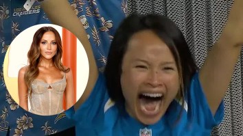 Kay Adams Captures Viral Chargers Fan Merianne Do Going Absolutely Bonkers In Return To SoFi Stadium