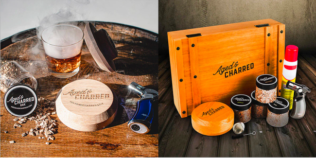 Aged & Charred Whisky Smoke Lid Kits; shop the best gifts this holiday season