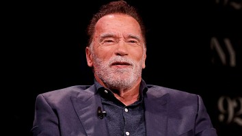 Arnold Schwarzenegger’s Shaq-Like Bodyguard Goes Viral For Making The Massive Actor Look Tiny