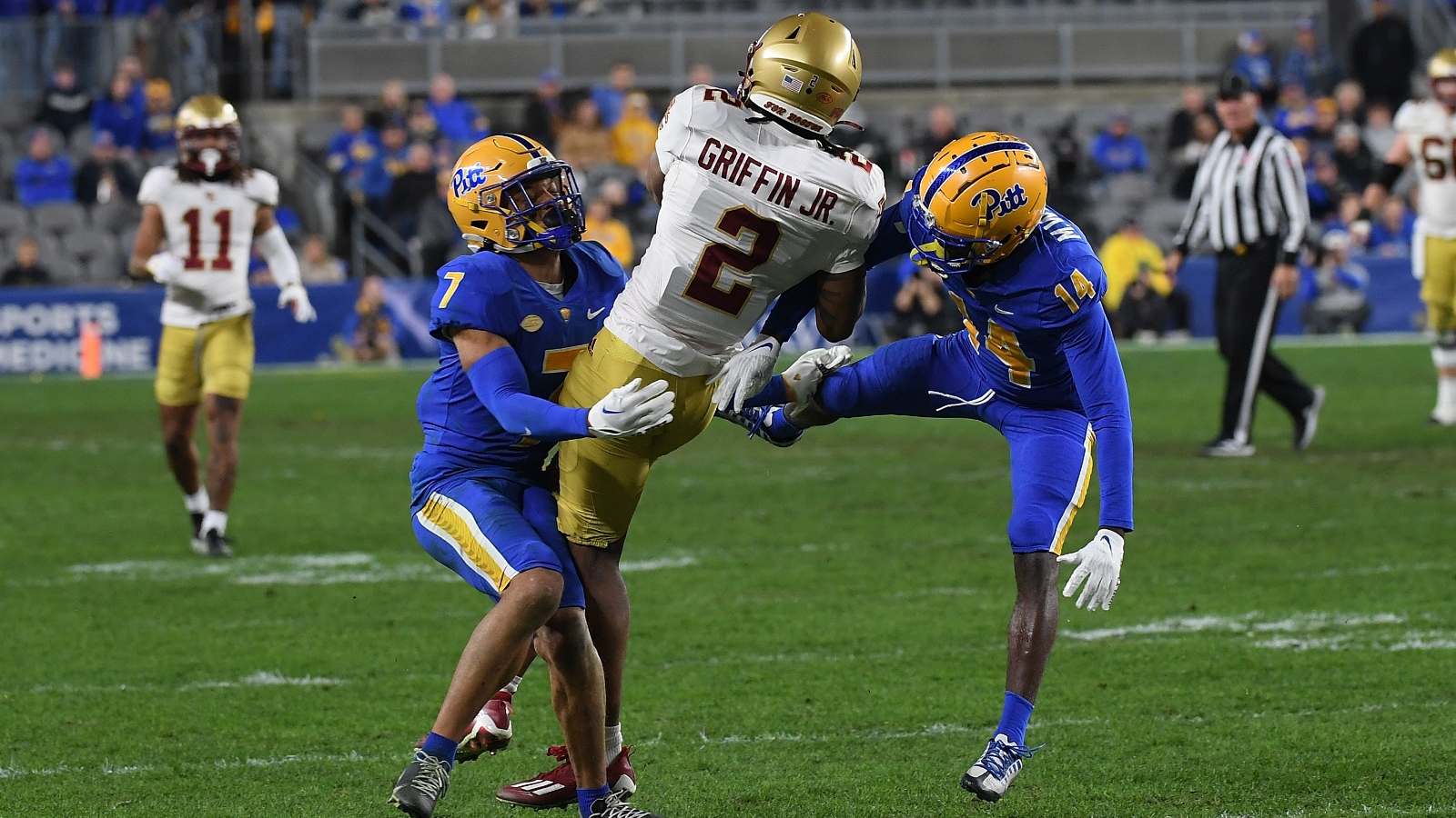 Questionable Call On TD Catch In BC-Pitt Game Goes Viral