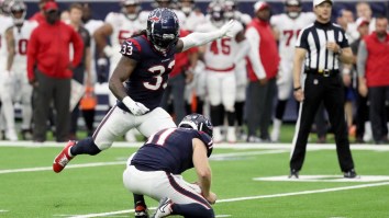 WATCH: Houston Texans Running Back Dare Ogunbowale Makes Go-Ahead Field Goal After Injury To Kicker