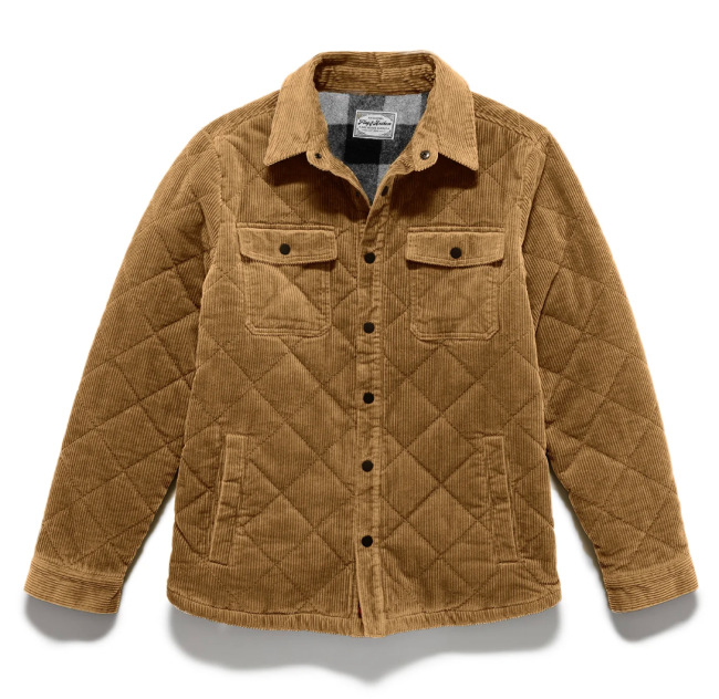 Wilbur Flannel-Lined Quilted Corduroy Jacket