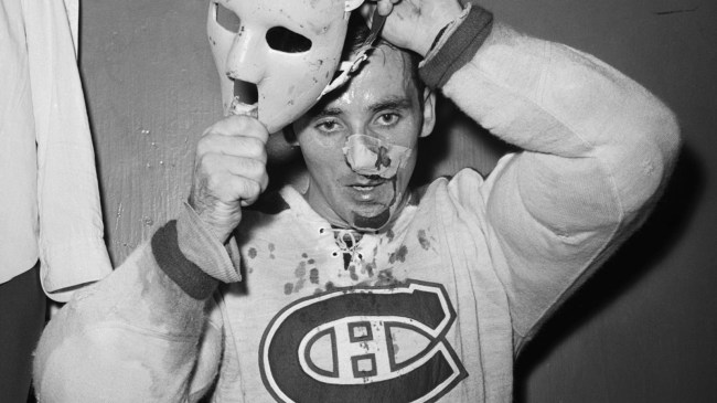 Montreal Canadiens goaltender Jacques Plante