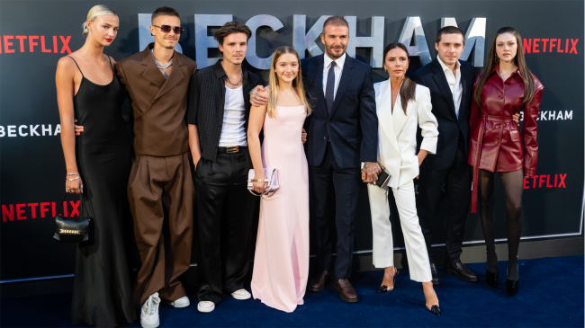 Netflix Beckham premiere David Victoria Harper