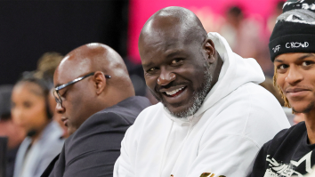 Shaq And Candace Parker Had Very Cool Moment In Colorado Locker Room After Big LSU Win