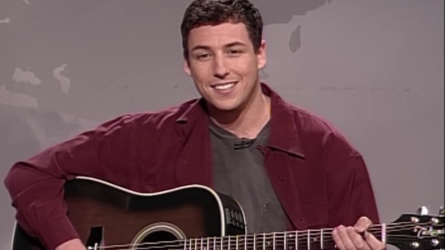 Adam Sandler performing The Chanukah Song on SNL