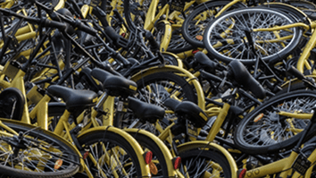 Insane Videos Show Bike-Sharing Graveyards With Tens Of Thousands Of Discarded Bicycles