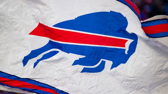 Buffalo Bills logo on flag