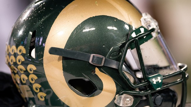 Colorado State Rams football helmet