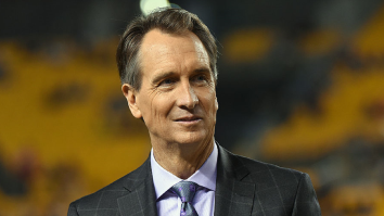 Things Get Awkward When Cris Collinsworth & Rules Analyst Terry McAulay Argue Over Intentional Grounding Call On Live TV