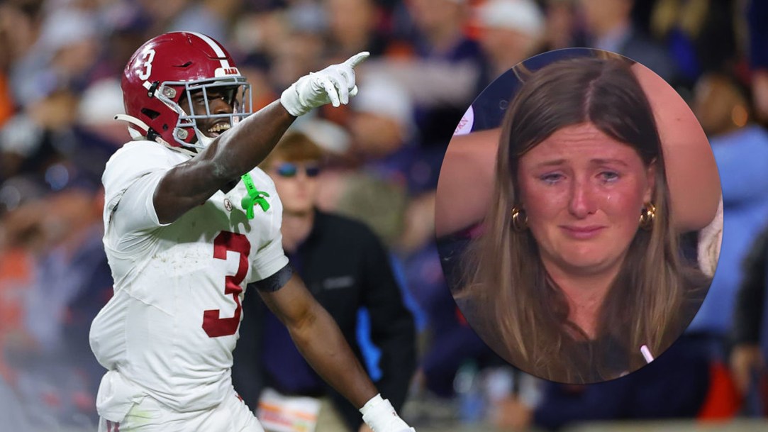 Auburn Crying Fan Girl Viral Alabama Iron Bowl