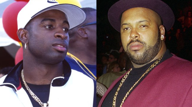 Deion Sanders and Suge Knight
