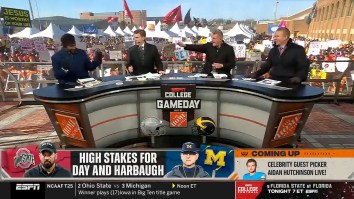 Things Get Awkward As Desmond Howard Rips Pete Thamel For Ducking Michigan Fans On GameDay