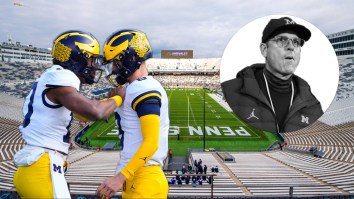 Michigan Football Players Do NOT Act Like Jim Harbaugh Is Dead During Penn State Game
