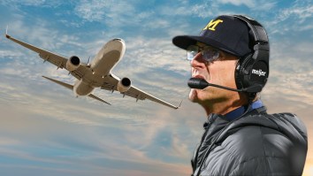 Awkward Timing Of Michigan Punishment Forces Jim Harbaugh To Hold Emergency Meeting On Tarmac