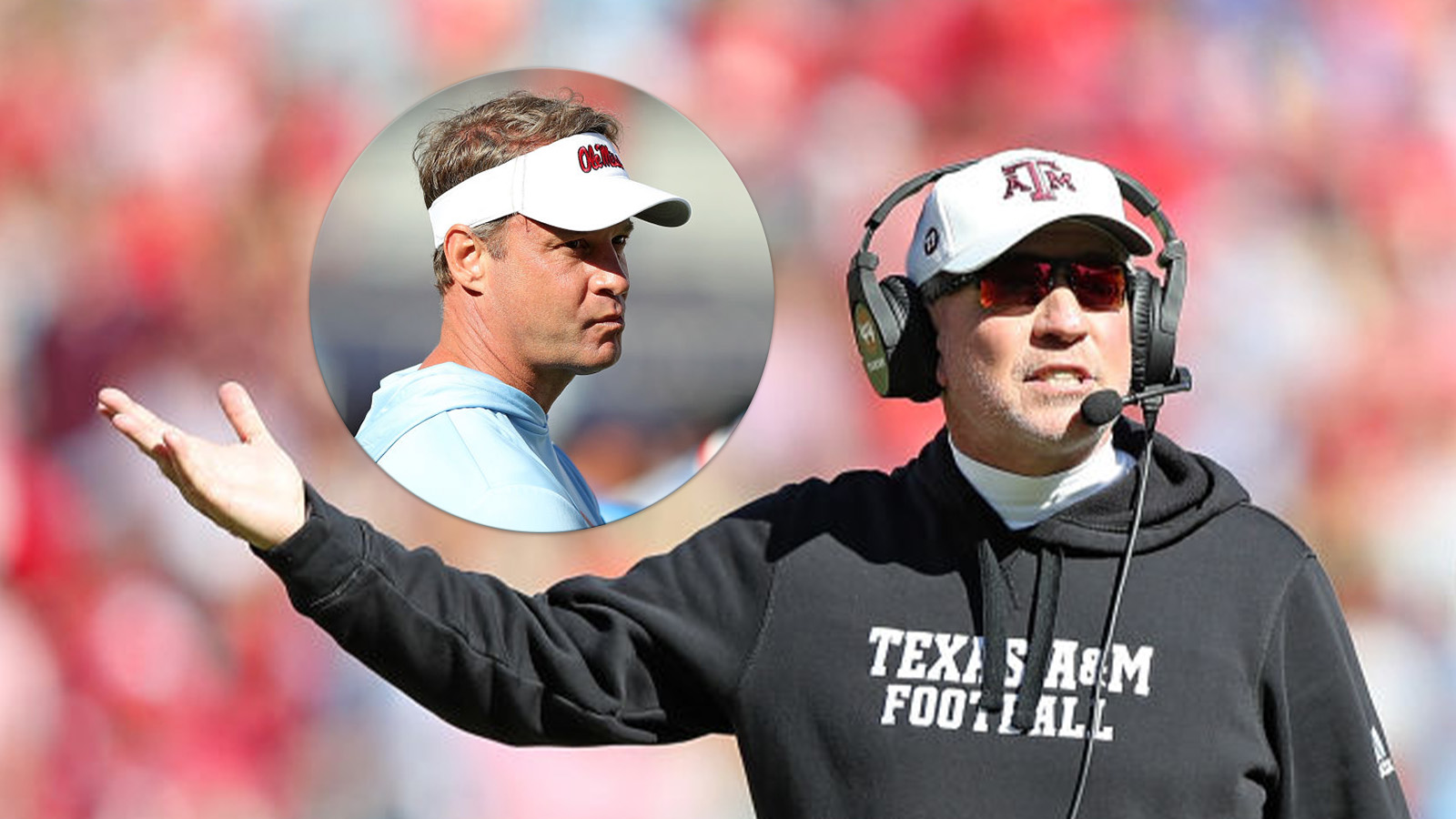 Jimbo Fisher, Lane Kiffin Share EXTREMELY Awkward Handshake