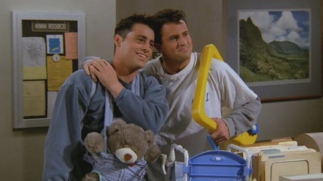 joey and chandler on friends