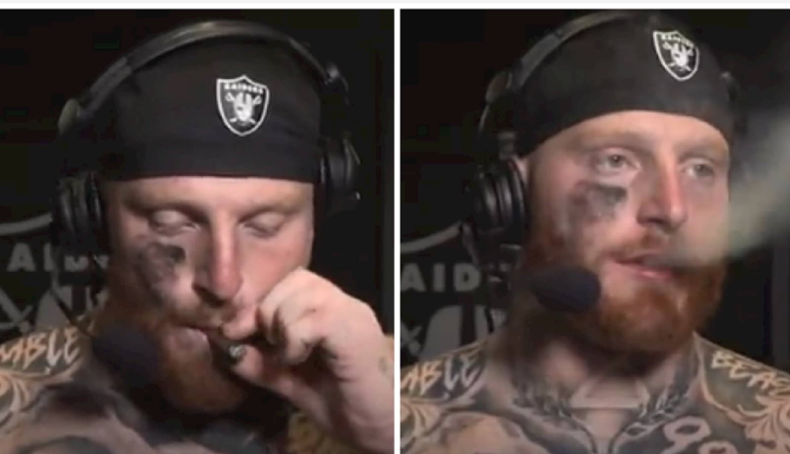 Fans Are Convinced Maxx Crosby Was Smoking A Blunt During Live TV