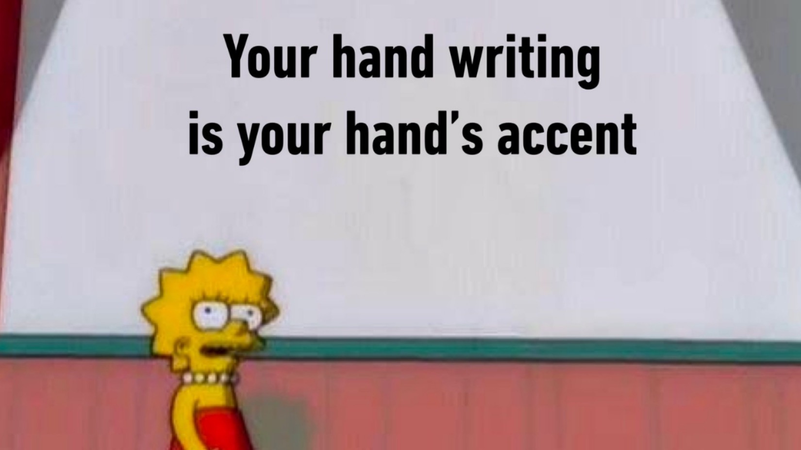 funny meme about handwriting