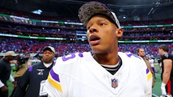 Vikings Fan Got So Hyped About Joshua Dobbs-Led Comeback That He Shaved His Eyebrows (Video)