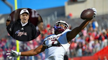 Texas A&M Wide Receiver Spites Jimbo Fisher By Wearing Sleeves In First Game Without $90M Coach