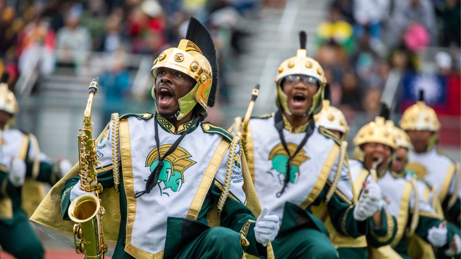 Punches Fly As College Football Team Brawls With Marching Band