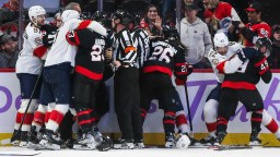 Massive Brawl Leads To Legendary Penalty Call After ‘Every Player On The Ice’ Kicked Out Of Senators-Panthers Game