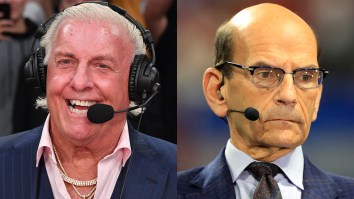 Ric Flair Reignites Feud With Paul Finebaum While Hyping Up Jim Harbaugh