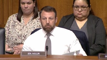 US Senator And Former MMA Fighter Markwayne Mullin Stands Up To Fight Teamster Boss In Senate Hearing