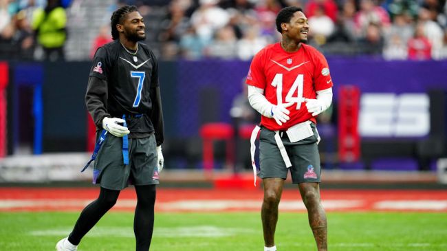 trevon diggs and stefon diggs at the pro bowl