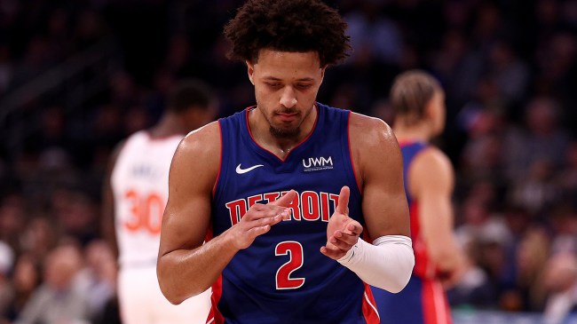Cade Cunningham on the Pistons