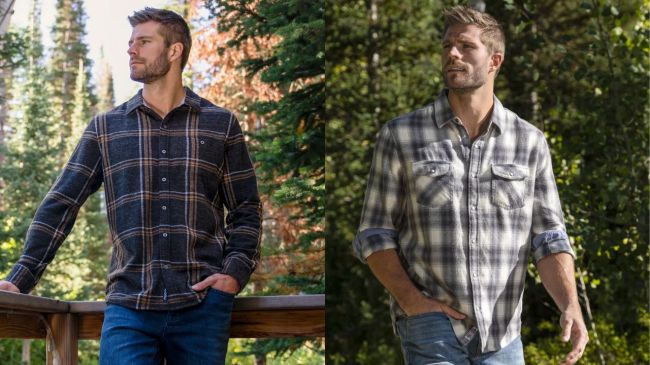 Shop shirts and flannels on sale today at Flag & Anthem
