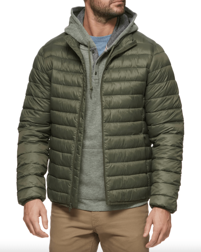 Flag and Anthem Walton Lightweight Puffer Jacket; great gifts under $50