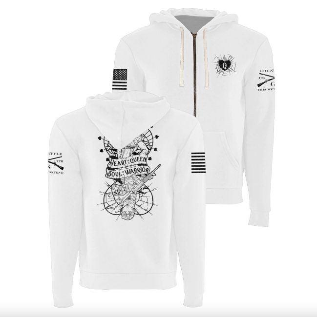 Women's Heart and Soul of a Warrior Full-Zip Hoodie