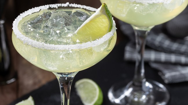 A margarita with lime.