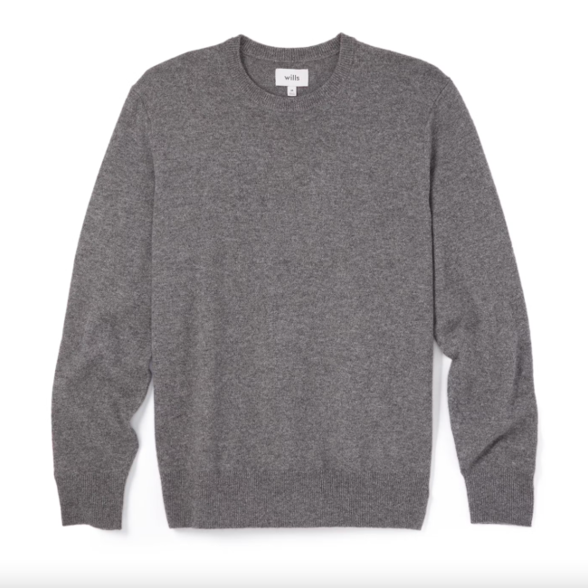 Wills Classic Cashmere Crewneck Sweater