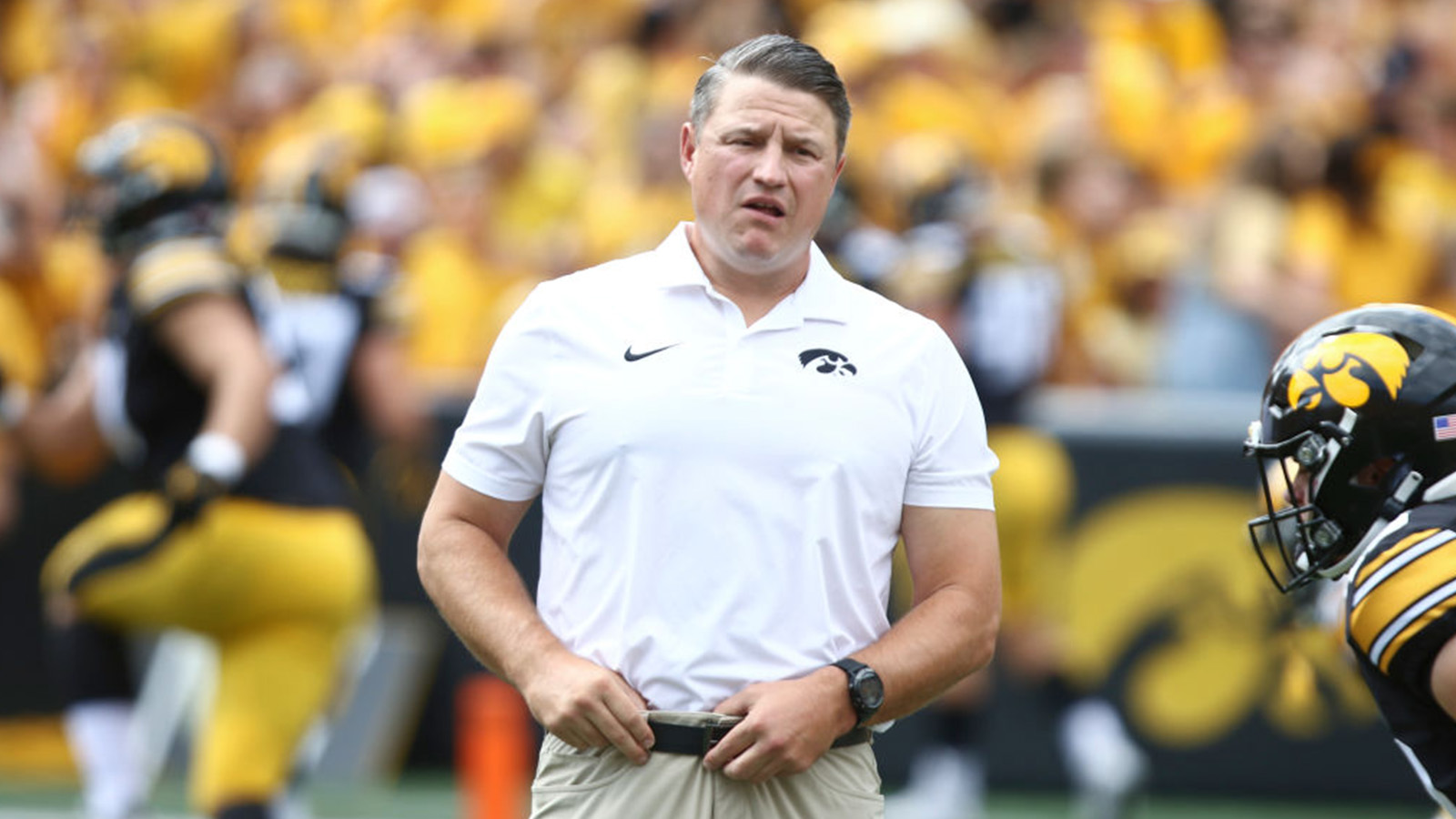 Brian Ferentz Ends Petty Iowa Boycott With Big Wardrobe Change