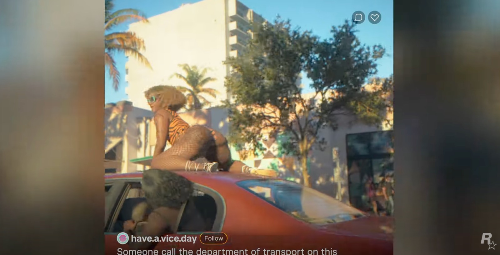 Florida Woman twerks on car in GTA VI trailer