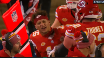 Heated Patrick Mahomes Curses Out Ref, Slams Helmet After Chiefs Loss